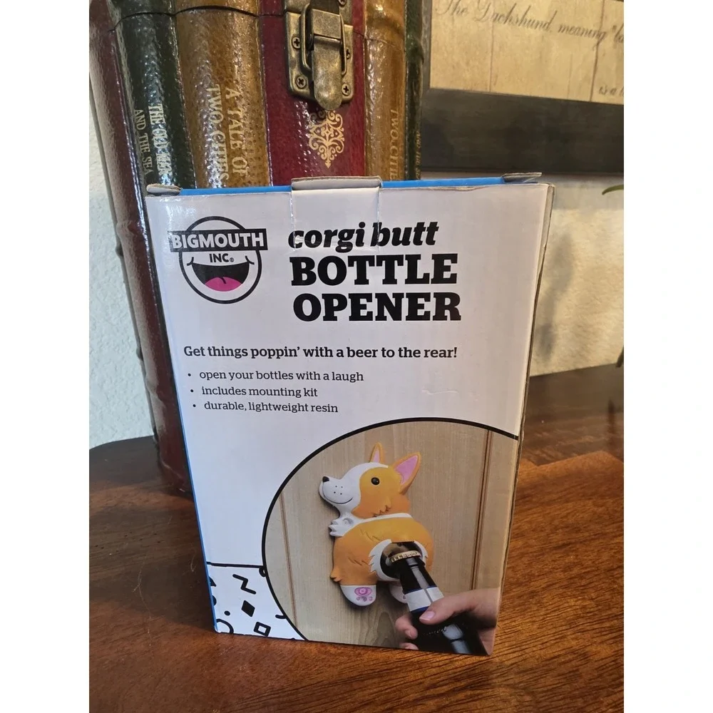 CORGI DOG Butt Tail RESIN Beer Soda Bottle Opener, Fun Novelty Gift!‎